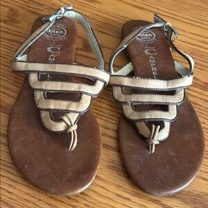 Jeffrey Campbell Tan Strappy Sandals